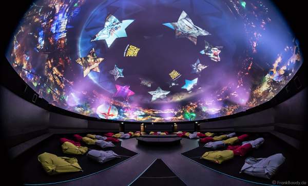 The Secrets of Gravity - From Europe to Space im 360 Grad-Kino TRAUMZEIT-DOME, Europa-Park 2017