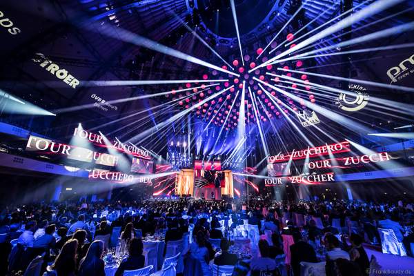 Große Lichtshow beim PRG Live Entertainment Award (LEA) 2017 in der Festhalle Frankfurt