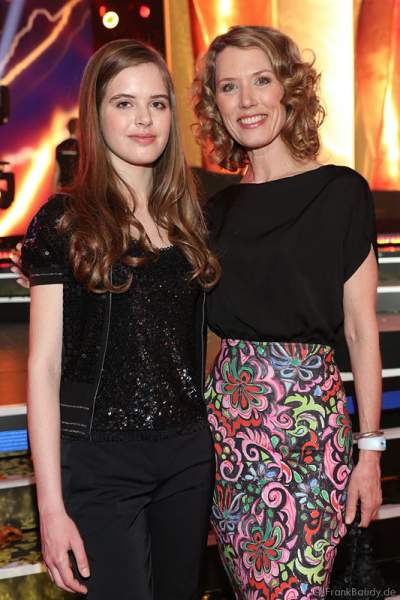 Franziska Reichenbacher und ihre Tochter Serafina beim PRG Live Entertainment Award (LEA) 2017 in der Festhalle in Frankfurt