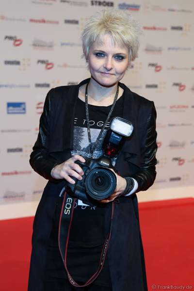 Tine Acke, Freundin - Lebensgefährtin von Udo Lindenberg, beim PRG Live Entertainment Award (LEA) 2017 in der Festhalle in Frankfurt