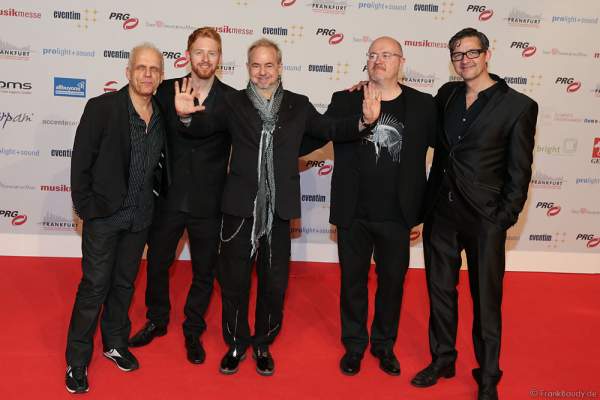 Helmut Zerlett mit Band beim PRG Live Entertainment Award (LEA) 2017 in der Festhalle in Frankfurt