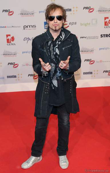 Tobias Sammet auf dem roten Teppich beim PRG Live Entertainment Award (LEA) 2017 in der Festhalle Frankfurt