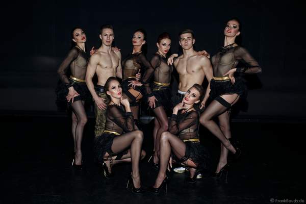 Europa-Park Showballett beim Opening der Party-Show Night.Beat.Angels 2017 im barocken Teatro dell’Arte - Europa-Park