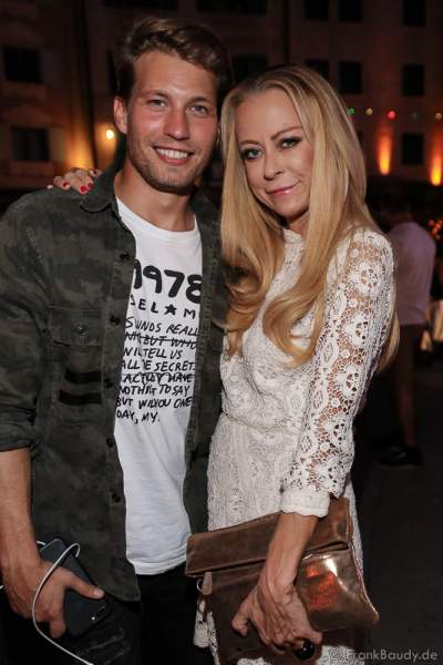 Schausoieler Raul Richter und Schauspielerin Jenny Elvers beim 2. Europäischen Missen TEAM-Cup am 6. Juli 2017 im Europa-Park in Rust