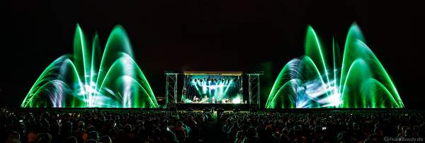 Konzert mit Patricia Kaas beim Festival-Vents-d-Est mit Wassershow bei Art et Lumière 2017 in Furdenheim
