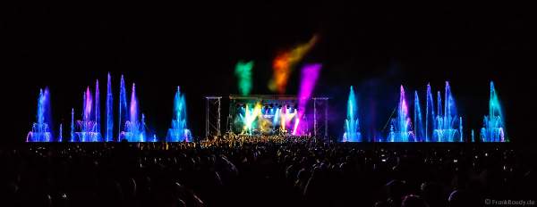 Konzert mit Patricia Kaas beim Festival-Vents-d-Est mit Wassershow bei Art et Lumière 2017 in Furdenheim