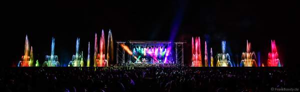 Konzert mit Patricia Kaas beim Festival-Vents-d-Est mit Wassershow bei Art et Lumière 2017 in Furdenheim