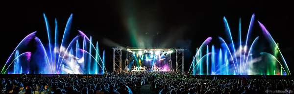 Konzert mit Patricia Kaas beim Festival-Vents-d-Est mit Wassershow bei Art et Lumière 2017 in Furdenheim