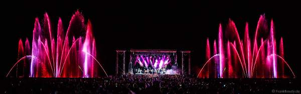 Konzert mit Patricia Kaas beim Festival-Vents-d-Est mit Wassershow bei Art et Lumière 2017 in Furdenheim