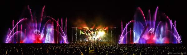 Konzert mit Patricia Kaas beim Festival-Vents-d-Est mit Wassershow bei Art et Lumière 2017 in Furdenheim