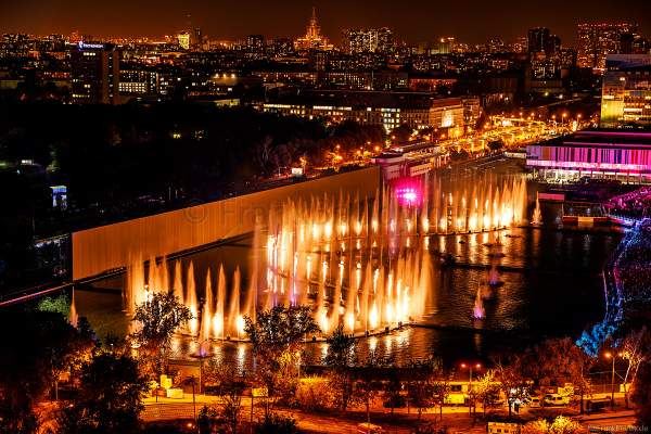 Circle of Light 2017 in Moskau - Eröffnungsshow am Ostankino See