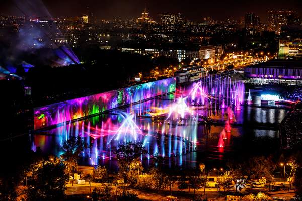 Circle of Light 2017 in Moskau - Eröffnungsshow am Ostankino See