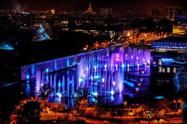 Circle of Light 2017 in Moskau - Eröffnungsshow am Ostankino See