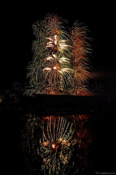 Opening ceremony of the Circle of Light 2017 in Moscow with fireworks, water show and fire at the Ostankino tower and on Ostankino pond