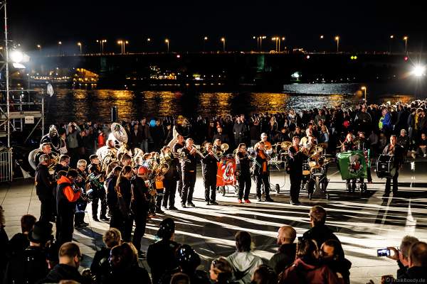Vorprogramm bei der Abschlussshow am Tag der Deutschen Einheit 2017 auf dem Rhein in Mainz