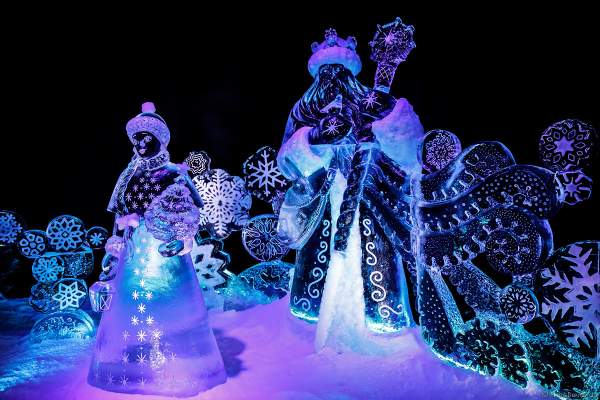 Eisskulpturen Ausstellung „MAGIC ICE – Ed & Eddas magische Märchenwelt“ im Europa-Park zur Wintersaison 2017/2018