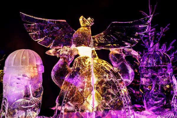 Eisskulpturen Ausstellung „MAGIC ICE – Ed & Eddas magische Märchenwelt“ im Europa-Park zur Wintersaison 2017/2018