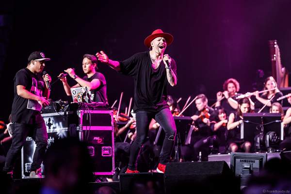 Culcha Candela mit Johnny Strange, Don Cali, DJ Chino und Itchy (Mateo Jasik) bei Night of the Proms 2017 in der SAP Arena Mannheim