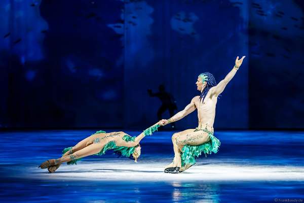 Matti Landgraf und Caydee Denney bei der Eisshow ATLANTIS von Holiday on Ice in der Festhalle Frankfurt und SAP Arena Mannheim 2017-2018