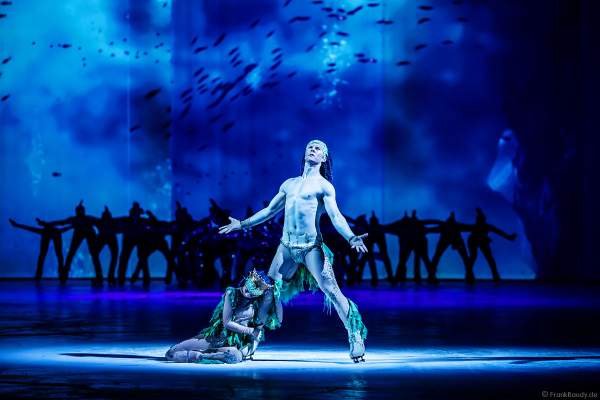 Matti Landgraf und Caydee Denney bei der Eisshow ATLANTIS von Holiday on Ice in der Festhalle Frankfurt und SAP Arena Mannheim 2017-2018