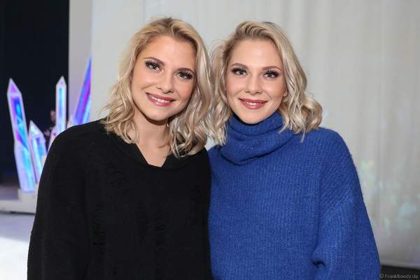 Stargäste Geschwister Valentina und Cheyenne Pahde nach der Eisshow ATLANTIS von Holiday on Ice in der Festhalle Frankfurt und SAP Arena Mannheim 2017-2018