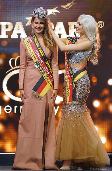 Die Krönung der Miss Germany 2018 - Anahita Rehbein in der Europa-Park Arena am 24.02.2018