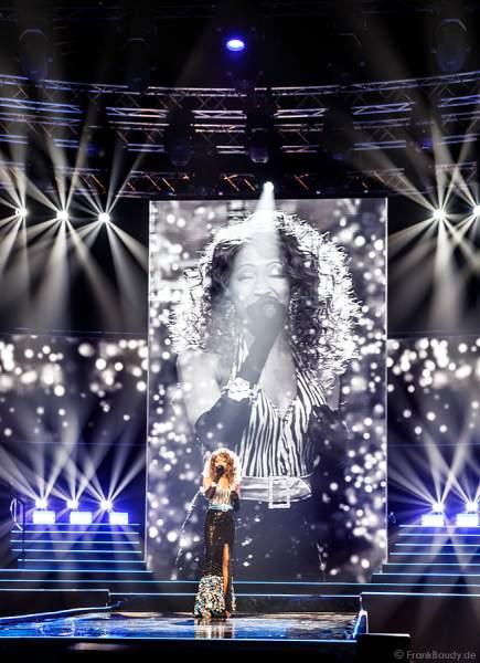 Broadway-Künstlerin N’Kenge Pacurar beim Miss Germany 2018 Finale in der Europa-Park Arena am 24.02.2018
