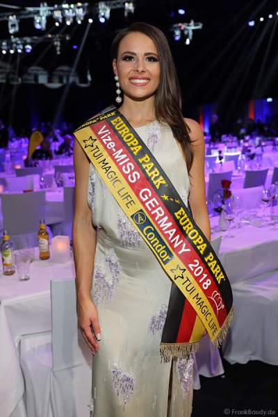 Vize-Miss Germany 2018 Alena Krempl (Miss Westdeutschland 2018) beim Miss Germany 2018 Finale in der Europa-Park Arena am 24.02.2018