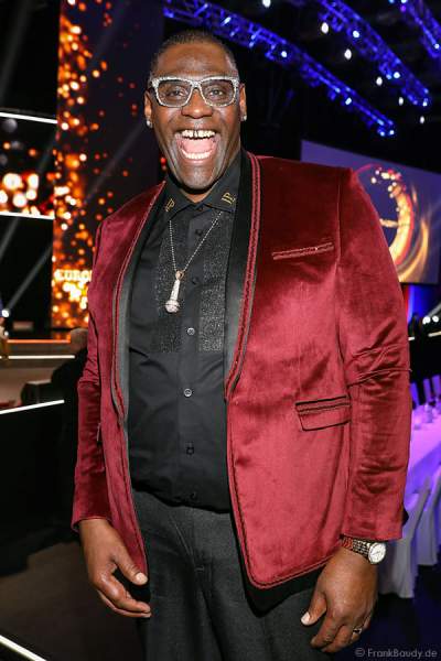 Alphonso Williams, Sänger & Entertainer (DSDS-Sieger), beim Miss Germany 2018 Finale in der Europa-Park Arena am 24.02.2018