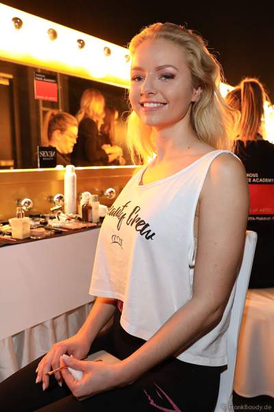 Miss Photogenic 2018 Charlotte Grenzner Backstage vorm Miss Germany 2018 Finale in der Europa-Park Arena am 24.02.2018