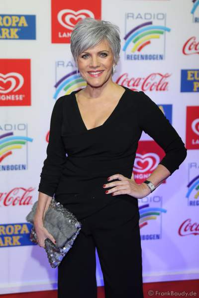 Birgit Schrowange beim Radio Regenbogen Award 2018 am 23. März in der Europa-Park Arena in Rust