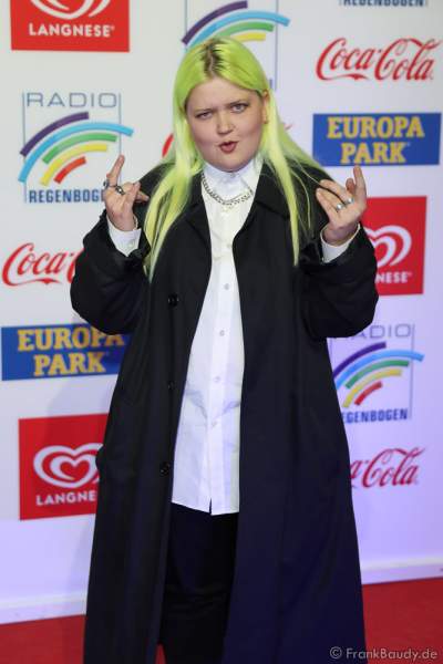 Alma Sofia Miettinen beim Radio Regenbogen Award 2018 am 23. März in der Europa-Park Arena in Rust