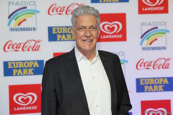 Max Moor (eigentlich Dieter Moor) beim Radio Regenbogen Award 2018 am 23. März in der Europa-Park Arena in Rust