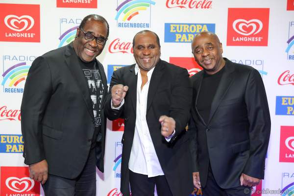 Gibson Brothers (Christian, Alex und Patrick Gibson) beim Radio Regenbogen Award 2018 am 23. März in der Europa-Park Arena in Rust