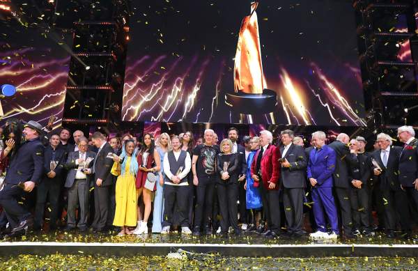 Schlussbild beim PRG Live Entertainment Award (LEA) 2018 in der Festhalle in Frankfurt