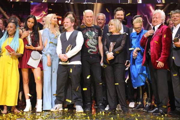 Schlussbild beim PRG Live Entertainment Award (LEA) 2018 in der Festhalle in Frankfurt