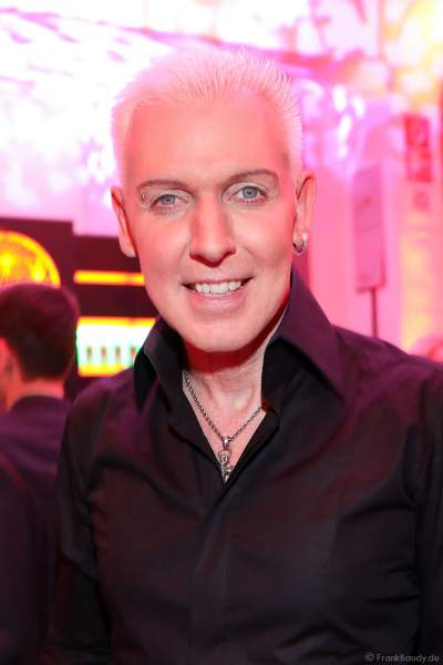 Techno-Veteranen Scooter (H.P. Baxxter) auf der After-Show-Party beim PRG Live Entertainment Award (LEA) 2018 in der Festhalle in Frankfurt