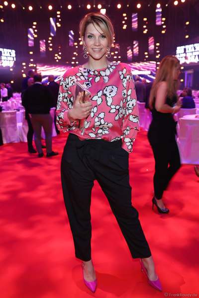 Anna-Maria Zimmermann auf der After-Show-Party beim PRG Live Entertainment Award (LEA) 2018 in der Festhalle in Frankfurt