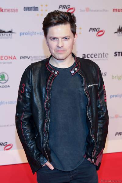 Michael Patrick Kelly auf dem roten Teppich beim PRG Live Entertainment Award (LEA) 2018 in der Festhalle in Frankfurt