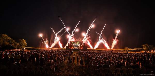 Open Air Festival Vents d’Est (Ostwindfestival) 2018 in Furdenheim mit Feuerwerk