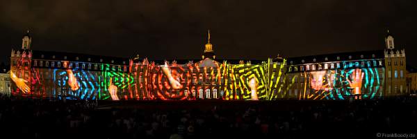 Licht- und Klangshow HANDS-ON von Jonas Denzel bei den Schlosslichtspielen in Karlsruhe 2018