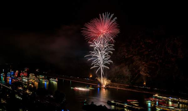 Feuerwerk Eclipse - The Great Gig In The Sky - Pink Floyd - Rhein in Flammen 2018 in Oberwesel