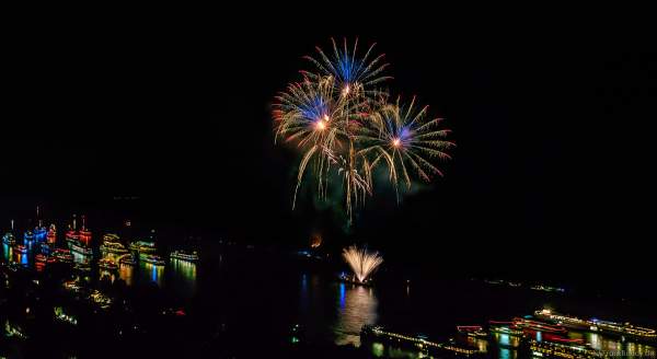 Rhein in Flammen – Nacht der 1000 Feuer in Oberwesel 2018 mit Musikfeuerwerk Eclipse - The Great Gig In The Sky - Pink Floyd
