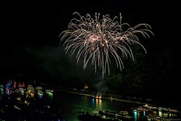 Rhein in Flammen – Nacht der 1000 Feuer in Oberwesel 2018 mit Musikfeuerwerk Eclipse - The Great Gig In The Sky - Pink Floyd