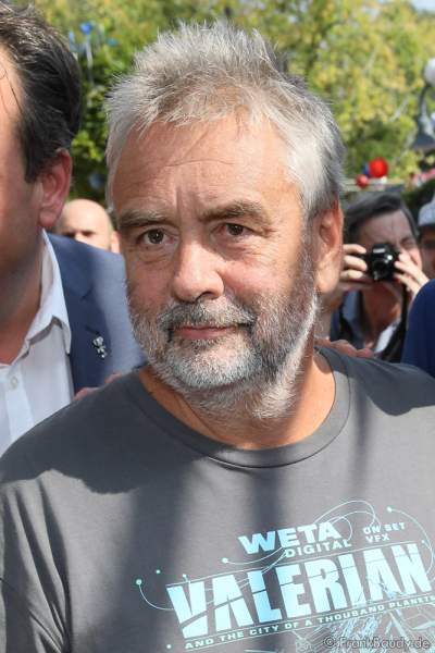Regisseur Luc Besson bei der Eröffnung der Eurosat – CanCan Coaster & Eurosat Coastiality Achterbahn im Europa-Park am 12. September 2018