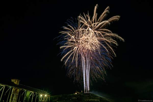 Feuerwerk in den Weinbergen beim Wurstmarkt 2018 in Bad Dürkheim