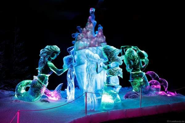 Eisskulpturen Ausstellung RULANTICA aus EIS – Snorris funkelnde Wasserwelt im Europa-Park zur Wintersaison 2018/2019