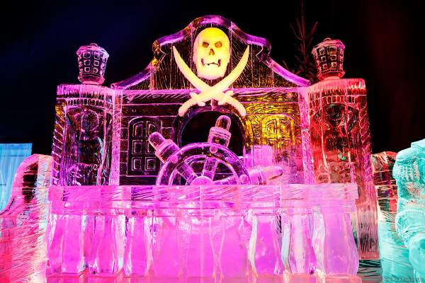 Eisskulpturen Ausstellung RULANTICA aus EIS – Snorris funkelnde Wasserwelt im Europa-Park zur Wintersaison 2018/2019