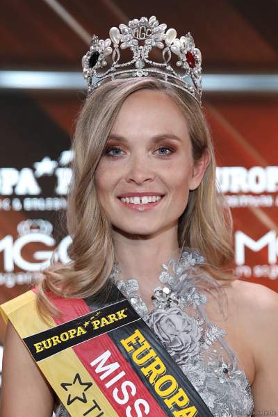 Nadine Berneis gewinnt die Wahl zur Miss Germany 2019 in der Europa-Park Arena am 23.02.2019