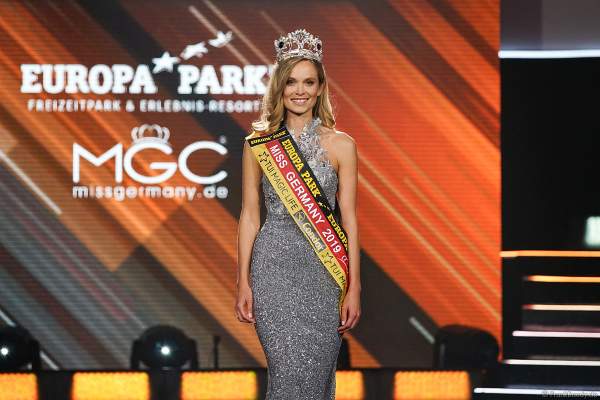 Nadine Berneis gewinnt die Wahl zur Miss Germany 2019 in der Europa-Park Arena am 23.02.2019
